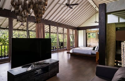Rental of a premium villa with jungle view, Keliki, Bali, Indonesia